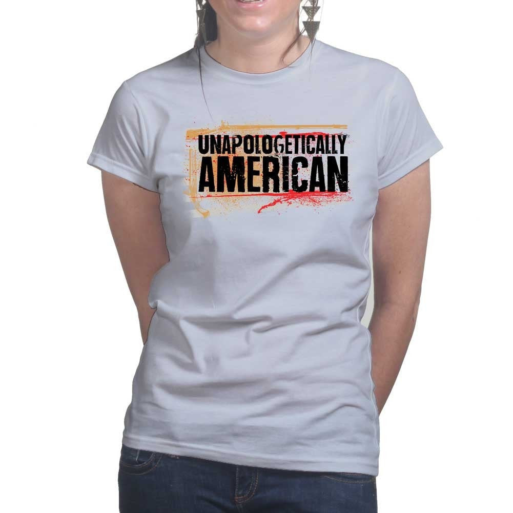 Ladies Unapologetically American T-shirt Style001