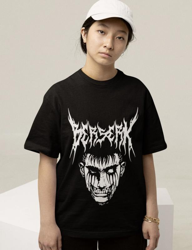 Unisex Anime Shirt, Anime Lovers, Guts Shirt, Manga Shirt, Anime Clothing, Kawaii, Anime, Manga, Anime Shirt, Anime Graphic Tee, Aesthetic Menswear Top Underwear Tshirt