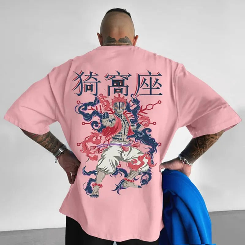 Unisex Casual Anime Print T-Shirt, Naruto Tshirt, Naruto Merch, Anime Naruto Graphic Tee Menswear Top