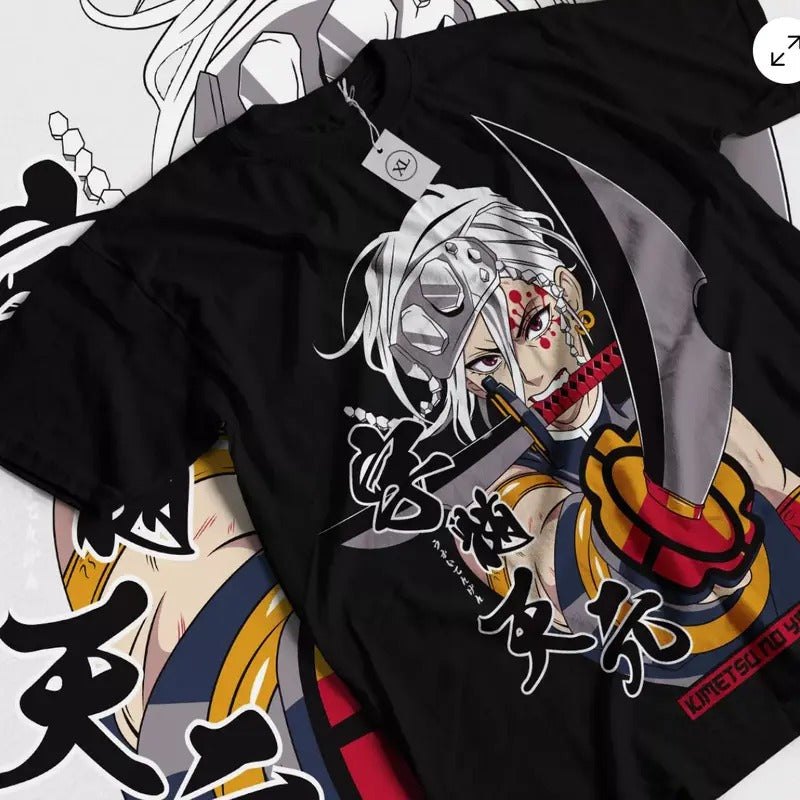 Uzui Tengen T-Shirt Demon Slayer Kimetsu No Yaiba Anime Gift Shirt All Sizestyle{n002}2