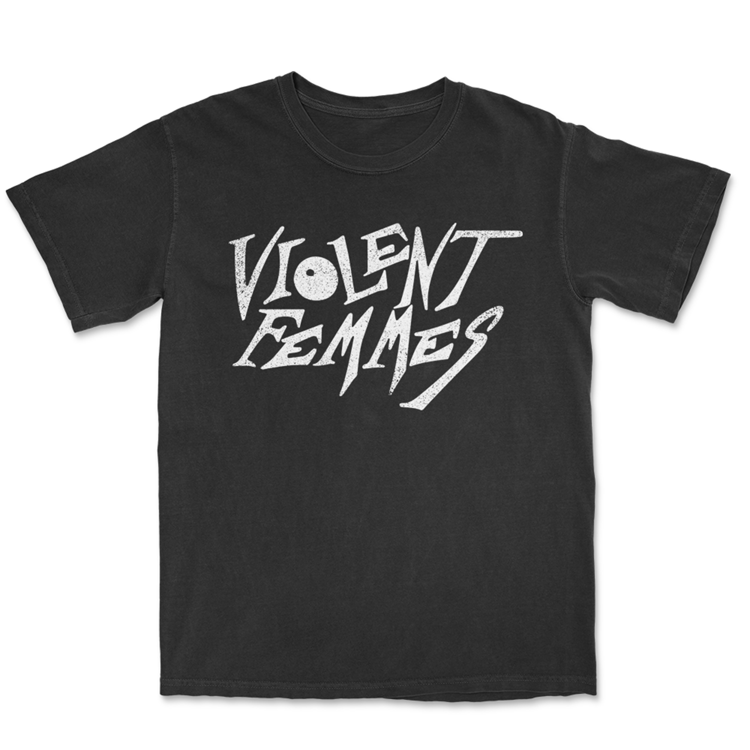 Stinky Logo Distressed T-Shirt (Black) - Tour Edition