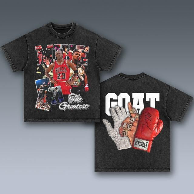 VINTAGE TEE | GOAT-MICHAEL JORDAN-MICHAEL JACKSON-MIKE TYSON
