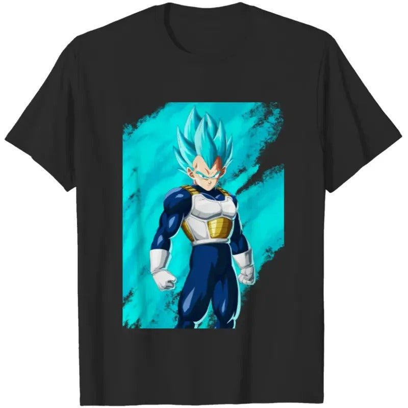 Vegeta Blue - Vegeta - T-Shirt , Anime Manga Unisex T-Shirt, Gift For Him Menswear Top