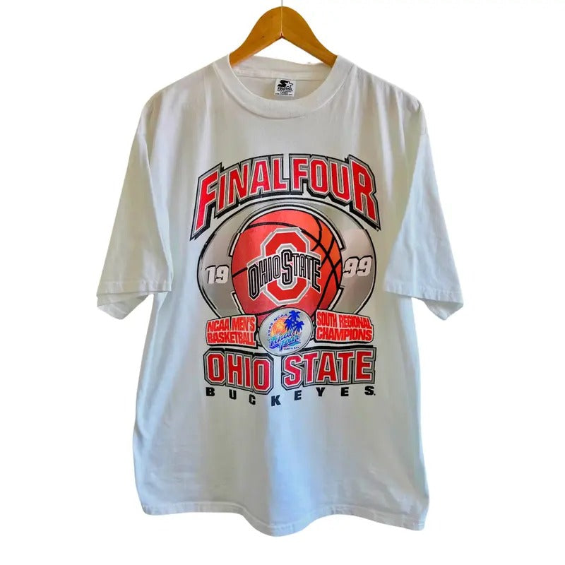 Vintage 1999 Ohio State University Basketball Final Four T-Shirtstyle{n002}2
