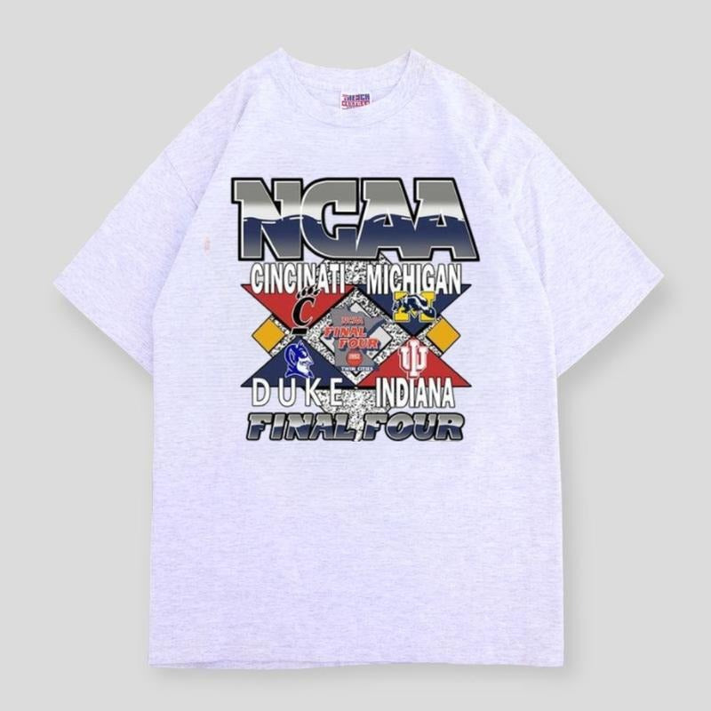 Vintage 90s 1992 NCAA Final Four Shirt Full Color, Unisex T Shirt, Sweatshirt, Hoodie For Men For Women Classic Cotton