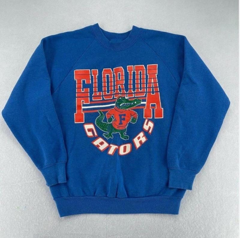 Vintage 90s Florida Gators Sweatshirt Florida Gators Shirt Florida Gators Hoodie Gift For Her Gift For Him Menswear Athleticstyle{n002}4