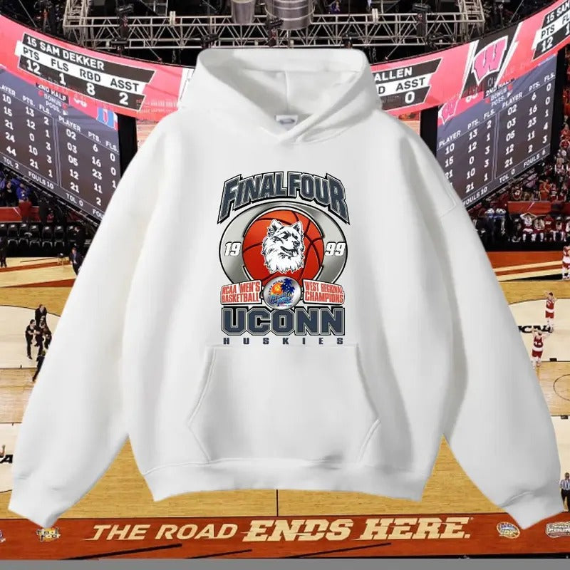 Vintage 90s UCONN Huskies 1999 Final Four NCAA College Basketball Tournament T-shirt, Sweatshirt, Hoodie Vintage Graphic Shirt