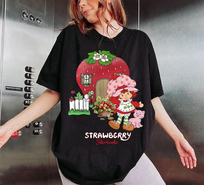 Vintage Cartoon Graphic T-shirt, Cute Cartoon T-shirt, Funny Cartoon Graphic Tee, Lover Cartoon Shirt, Womenswear Top