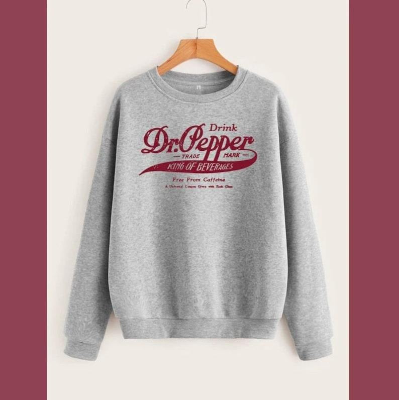 Vintage Dr Pepper Hoodie - 3 Color Options - Unisex Shirt for Dr.Pepper Lovers - Classic Dr Pepper Sweatshirt