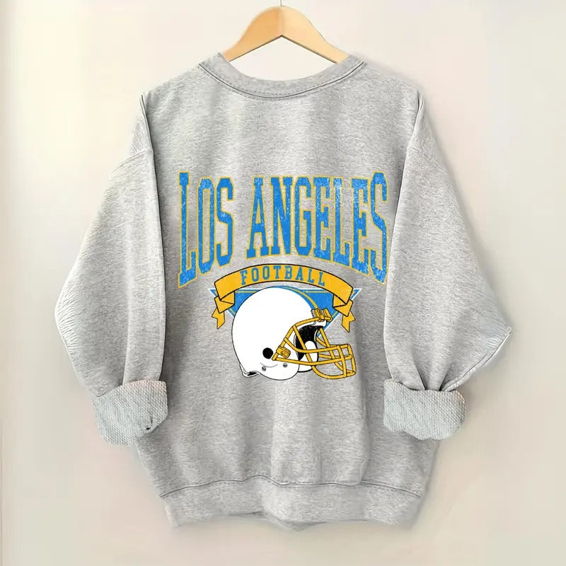 Vintage Football Sweatshirt Hometown Pullover City Love Sporty For Men For Women
