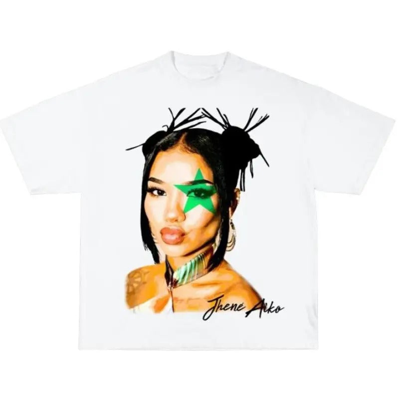 Vintage Jhene Aiko Rap Tee Big Face T-shirt