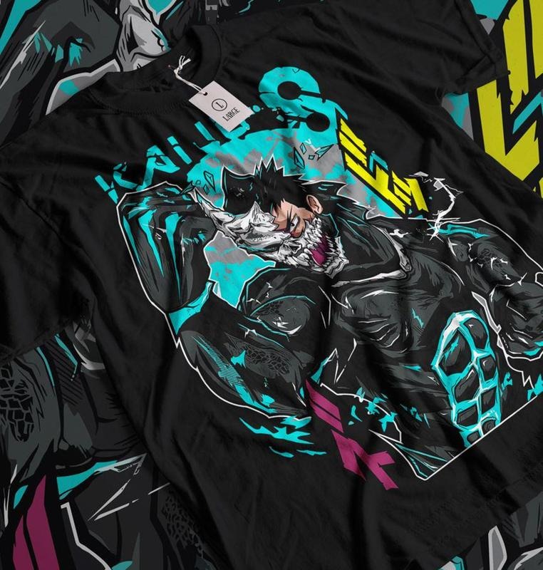 Vintage Kaiju No. 8 Kafka Hibino Shirt, Japanese Kaiju Anime Tee, Unisex Short Sleeve T-Shirt, Anime Graphic Tee, Otaku Cotton Menswear