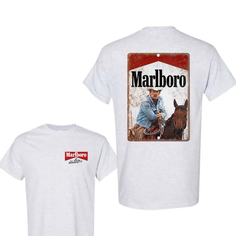 Vintage Marlboro Cowboy Wild West Shirt, Country Music Shirt, Cowboy Killer Shirt, Boho Shirt, Cowboy Rodeo Tshirt