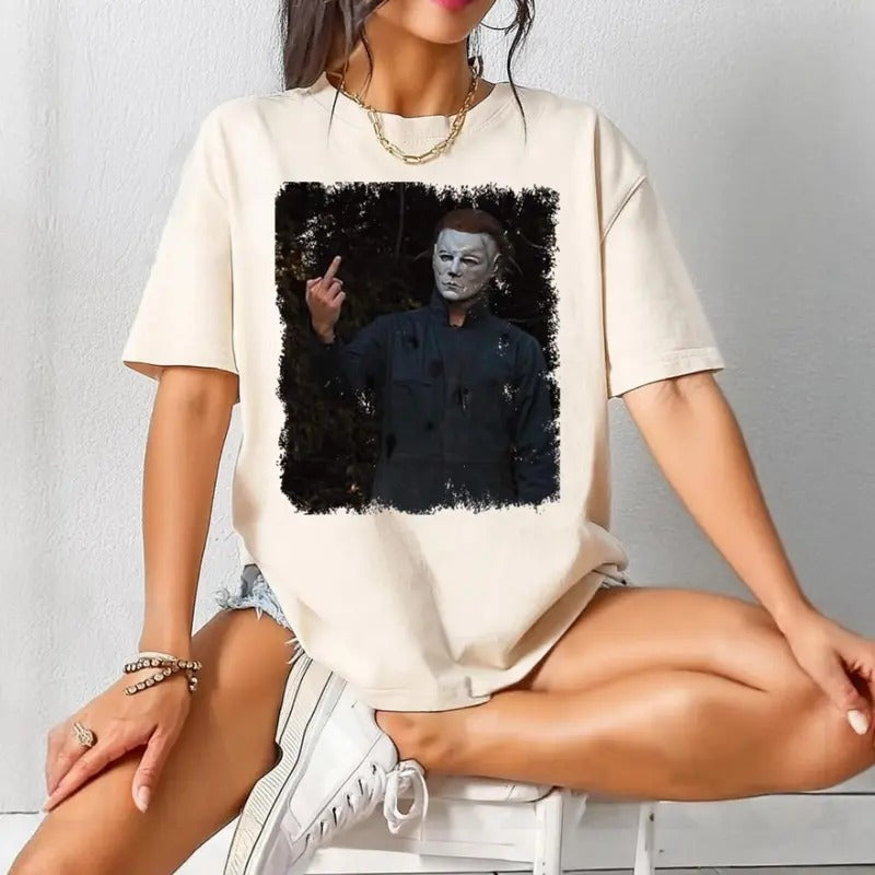 Vintage Michael Shirt, Horror Night Shirt, Meyers Halloween Shirt, Horror Fiction Shirt, Halloween Tee, Ghost Shirt