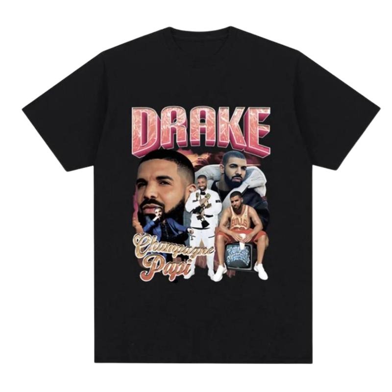 Vintage Rapper Drake Graphic T Shirt, Champagne Papi T Shirts, Drake Rapper Shirt, Bootleg Drake Graphic Tee, Rap Music Shirt, Drake Hip Hop Tee, Rap Album Cover T-Shirt, Album Cover Tee Top Menswear Womenwear
