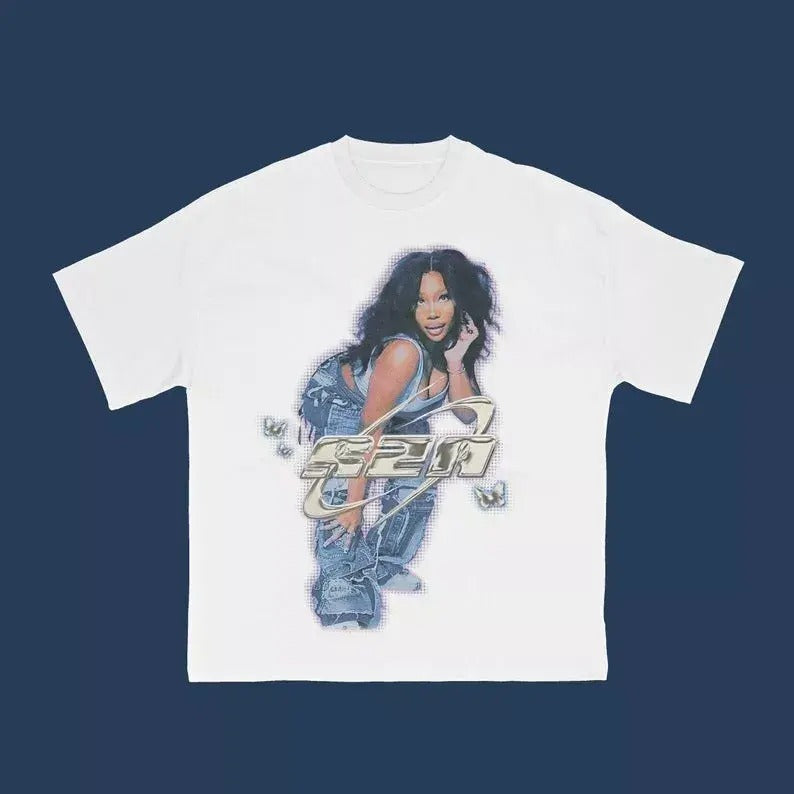 Vintage SZA Rap Tee Gift For Family