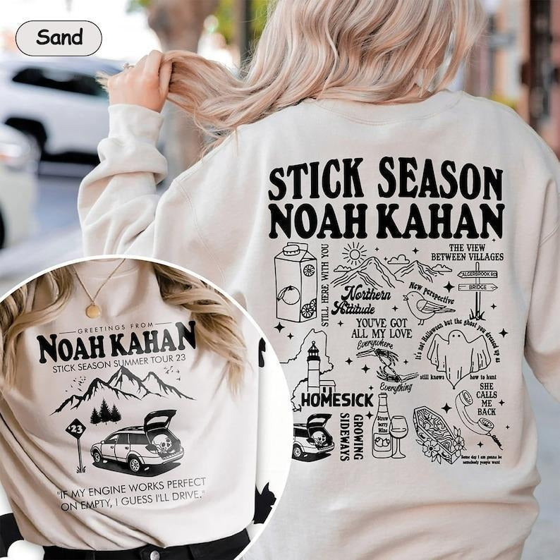 Vintage Stick Season Tour Double Side Sweatshirt