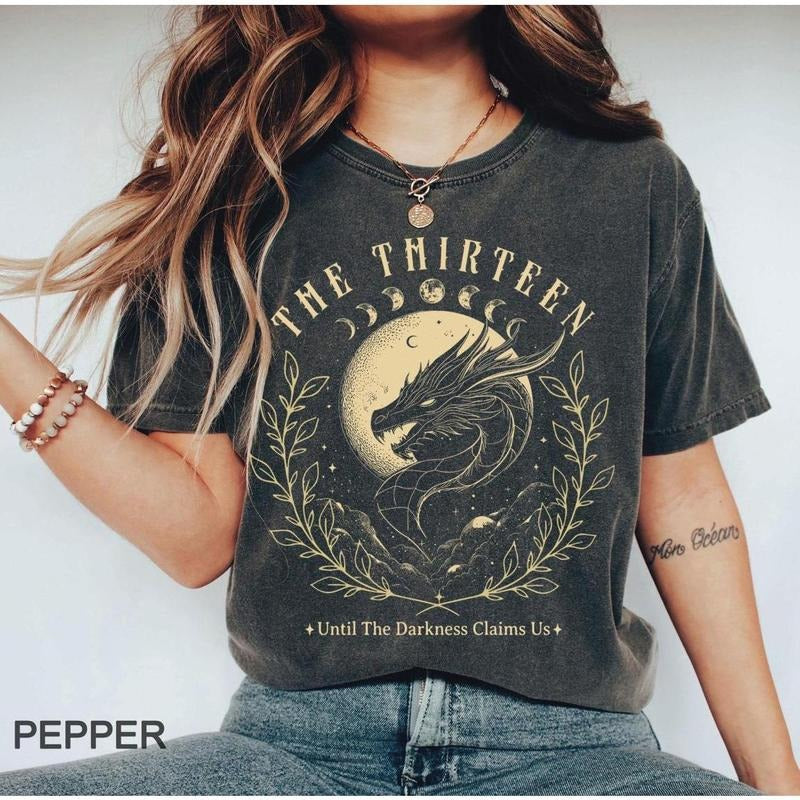 Vintage The Thirteen Throne Of Glass T-Shirt, The Thirteen from now until Darkness t-shirt, Throne of Glass t-shirt, Soft Feel
