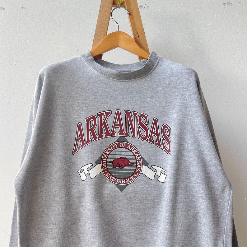 Vintage University of Arkansas Razorbacks sweatshirt