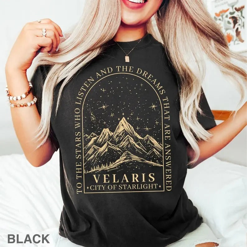 Vintage Velaris Tshirt,To the stars who listen and the dreams that are answer, iprintasty of Dreams Top Womenswear