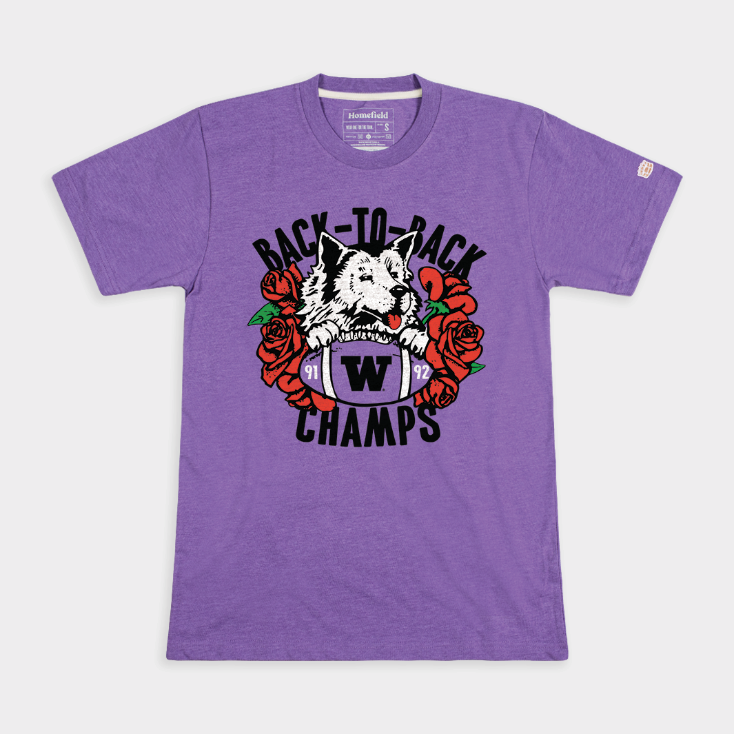 Vintage Washington Football '90s Roses Tee