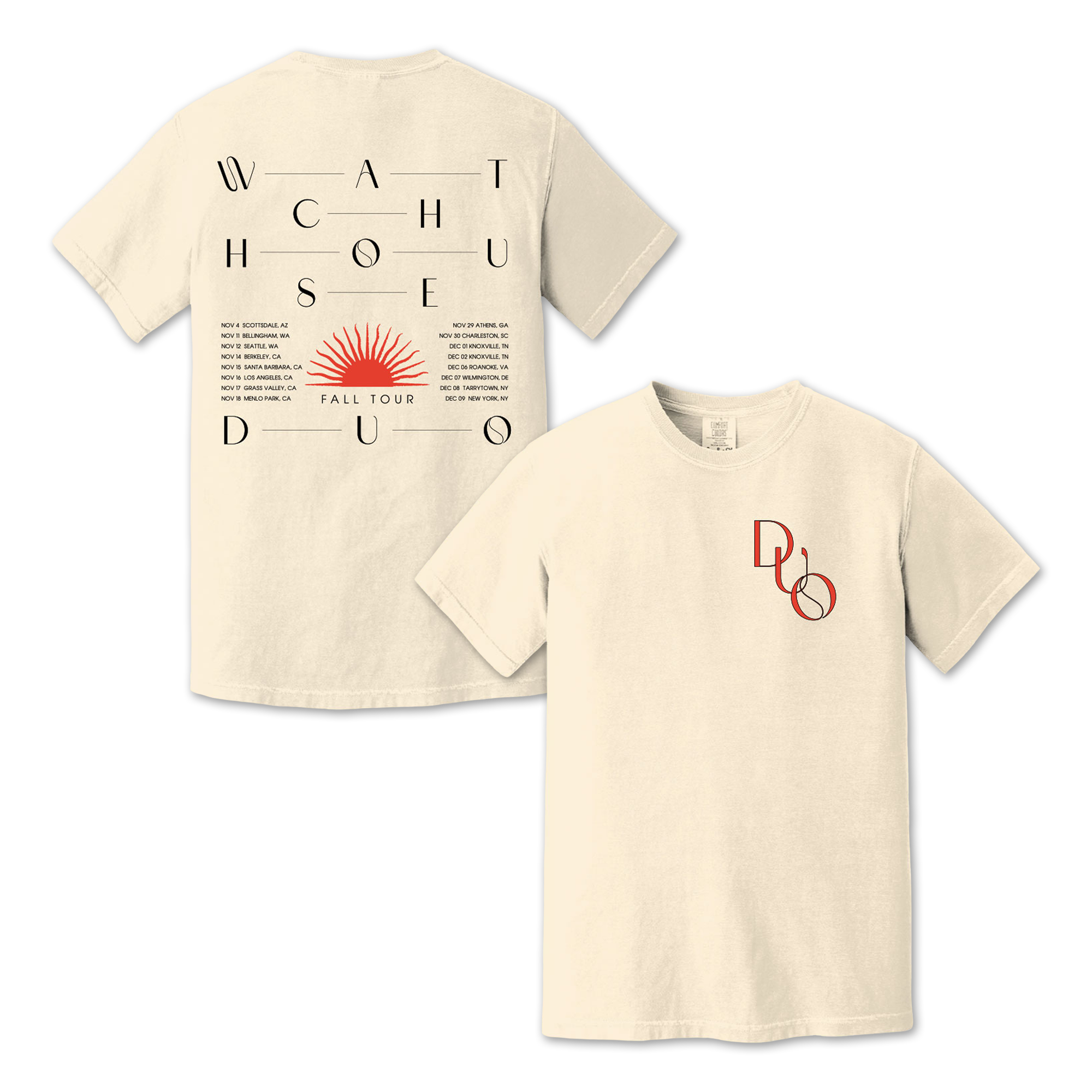 Duo Fall 2023 Tour T-shirt
