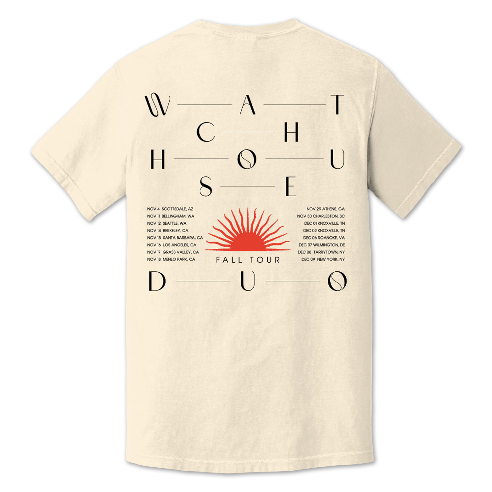 Duo Fall 2023 Tour T-shirt