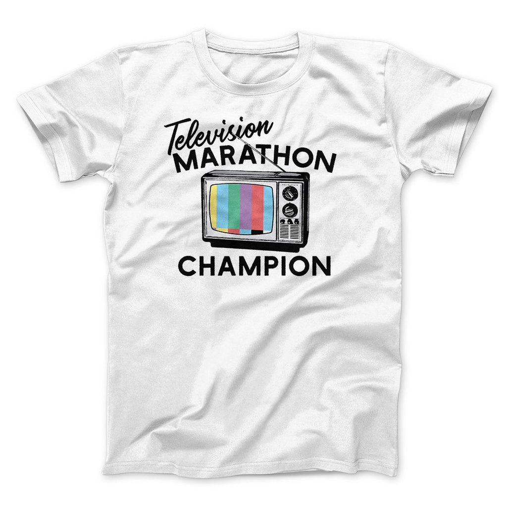 Television Marathon Champion Funny Movie Men/Unisex T-Shirt
