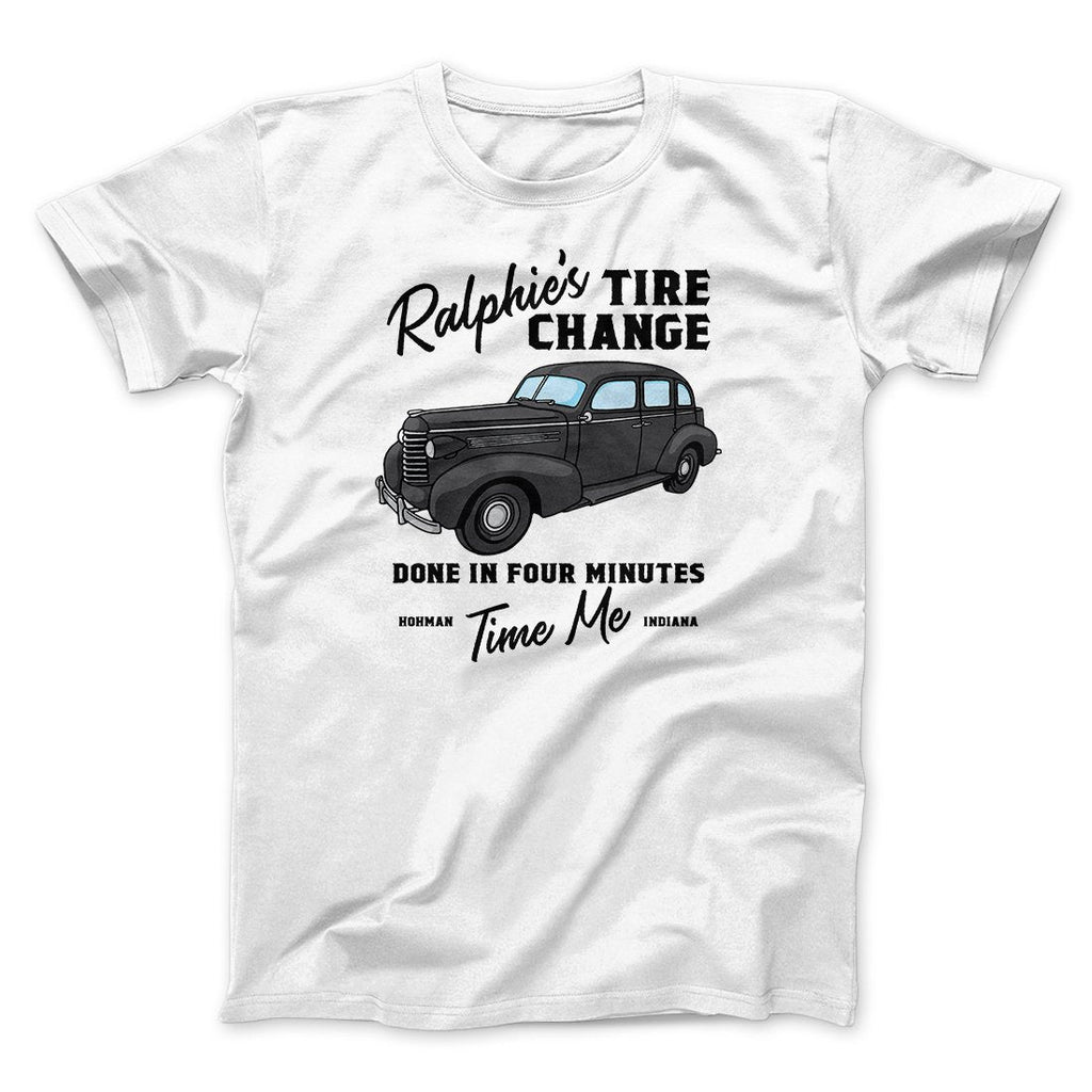 Ralphie's Tire Change Funny Movie Men/Unisex T-Shirt