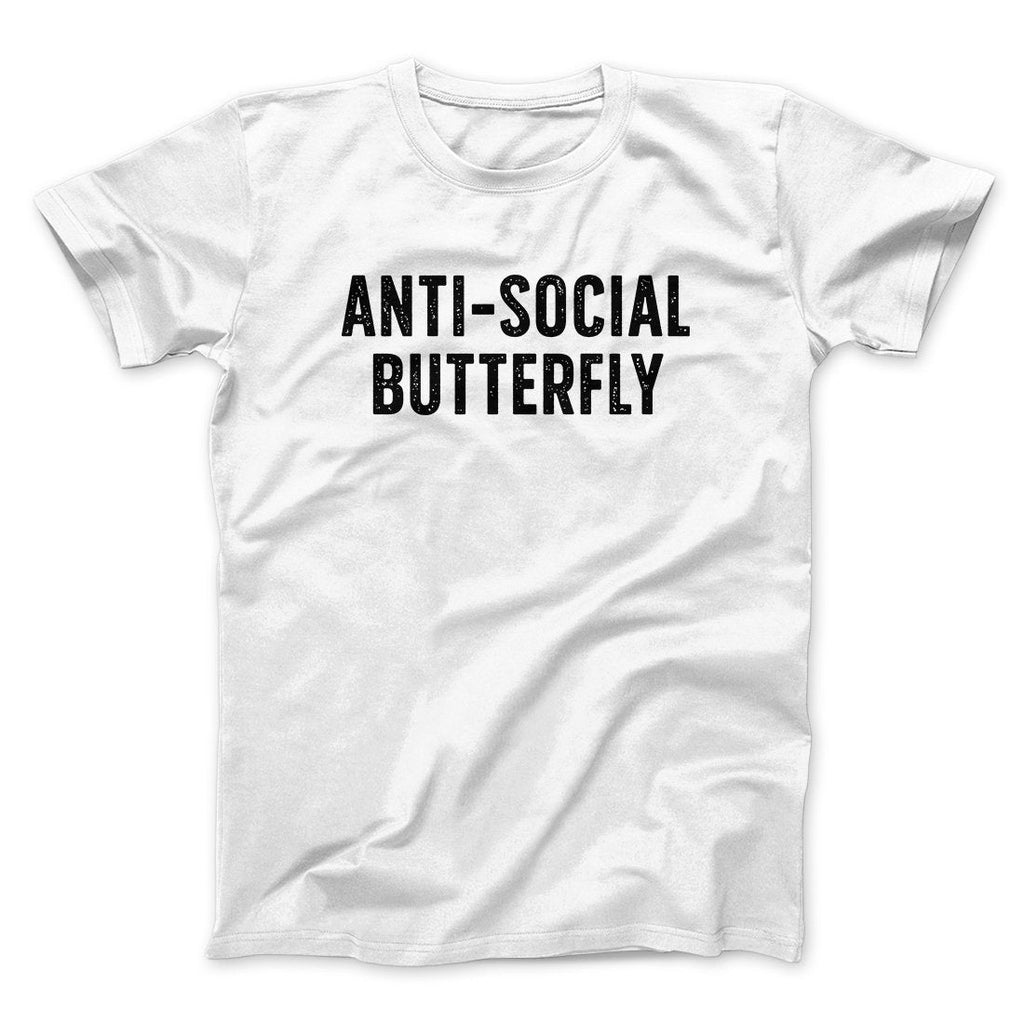 Anti-Social Butterfly Funny Men/Unisex T-Shirt