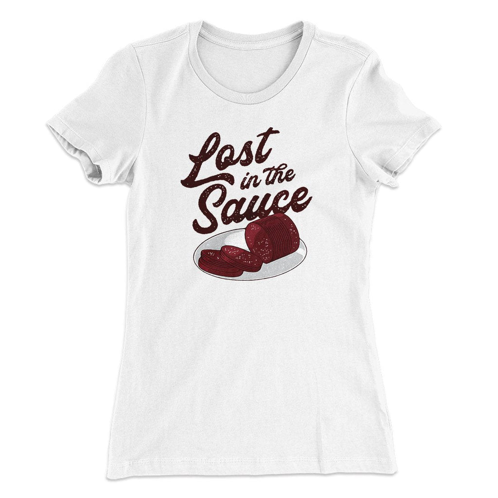 Lost In The Sauce Funny Thanksgiving Women's T-Shirt