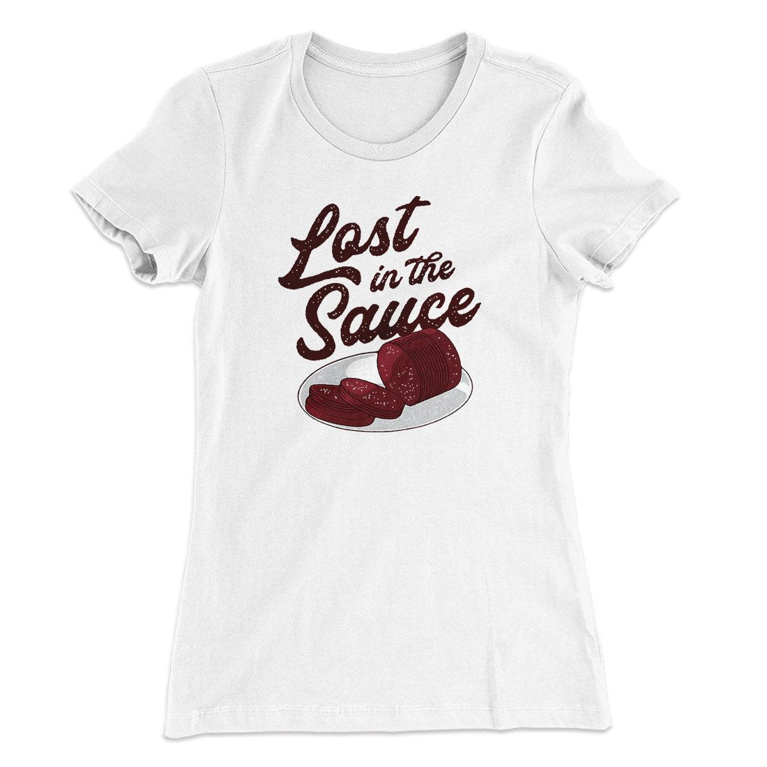 Lost In The Sauce Funny Thanksgiving Women's T-Shirt