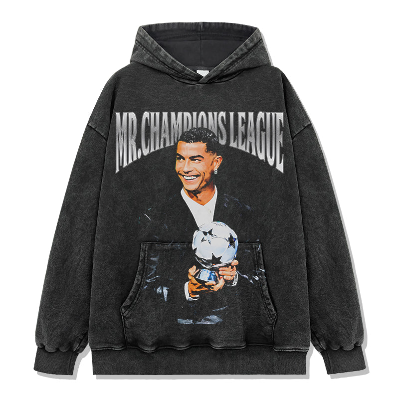 Mr. Champions League By Cristiano Ronaldo Hoodie