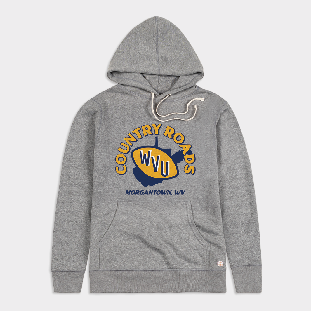 WVU Country Roads Vintage Football Hoodie Style001
