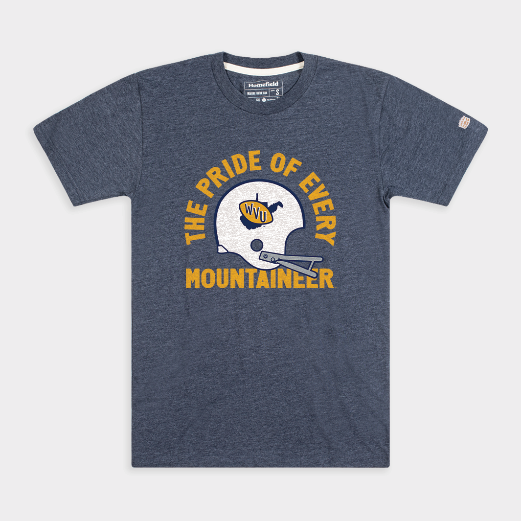 Pride of Every Mountaineer Vintage Football Tee Style001