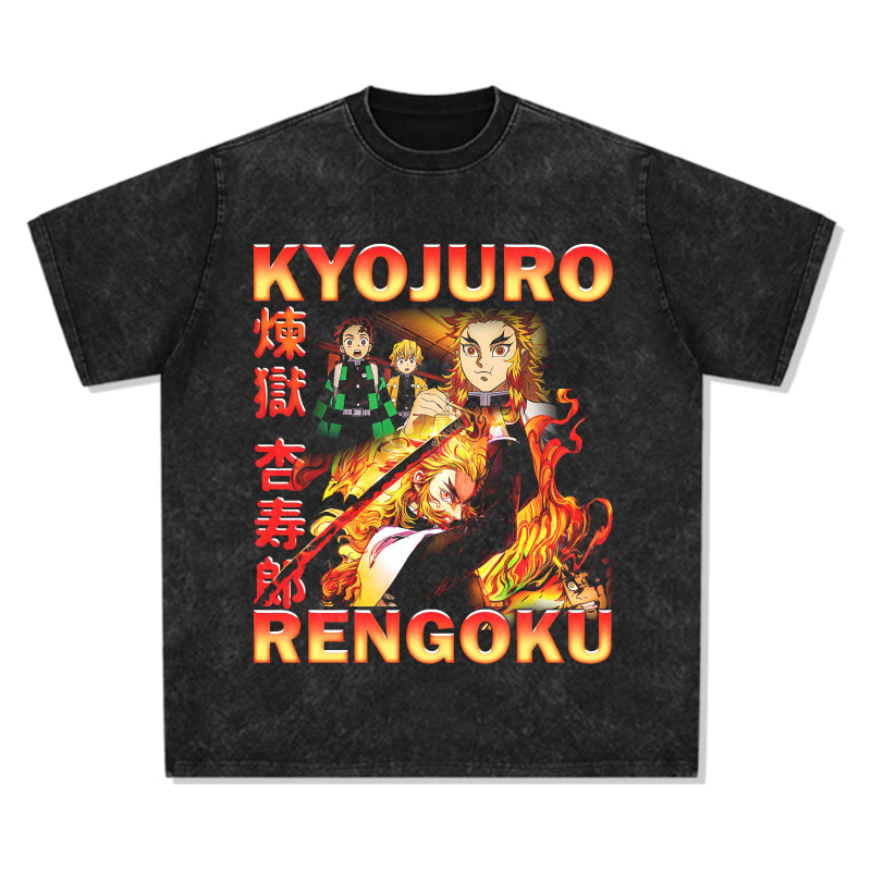 KyÅjurÅ Rengoku Demon Slayer: Kimetsu no Yaiba "Anime" TEE Style001