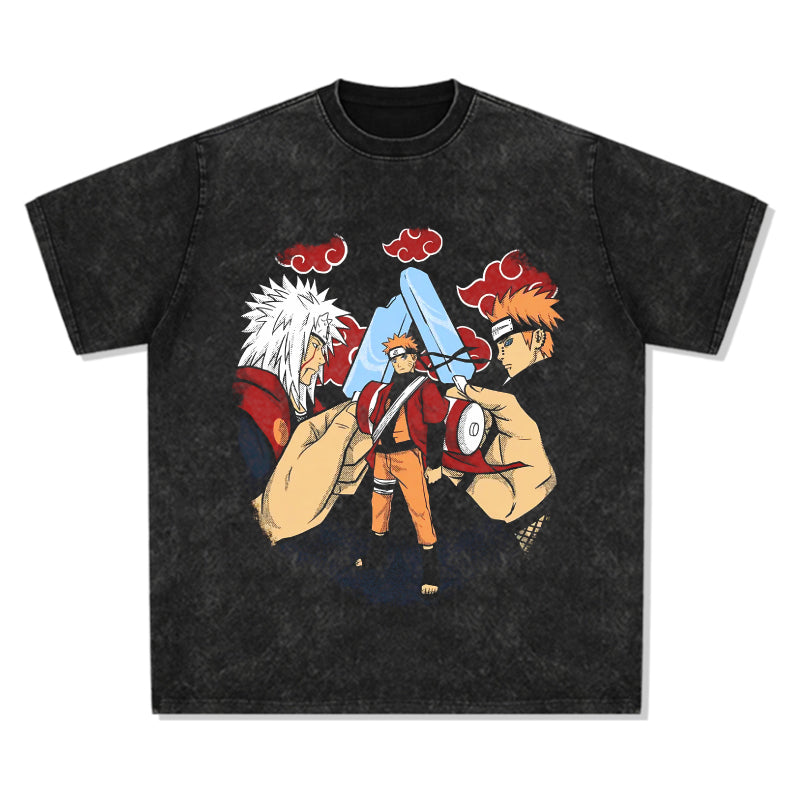 Jiraiya and Naruto "Anime TEE