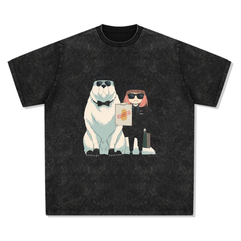 Anya Forger and Bond Forger Spy x Family "Anime" TEE