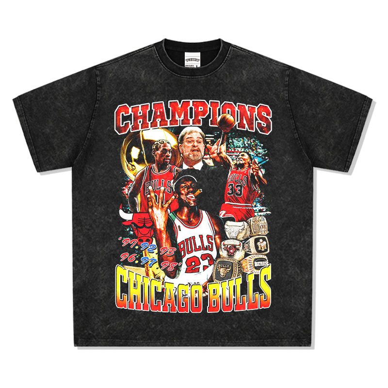 Champions Chicago Bulls TEE NBA