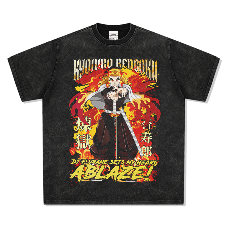 Kyoujurou Rengoku Set Your Heart Ablaze! "Anime" TEE