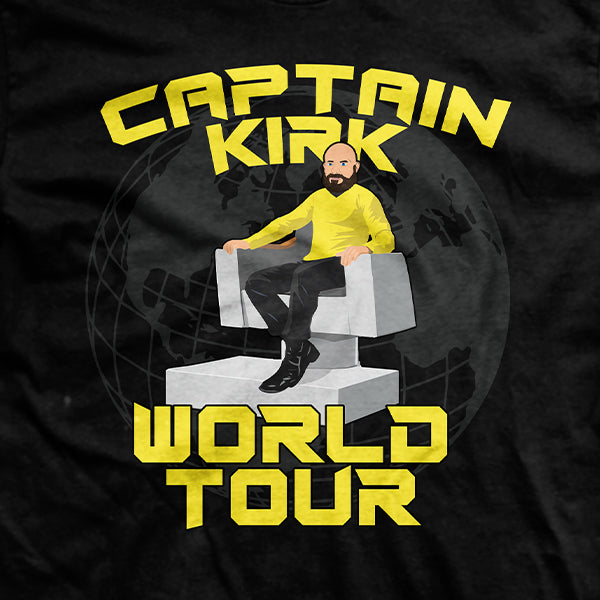 Captain Kirk World Tour T-Shirt Style001