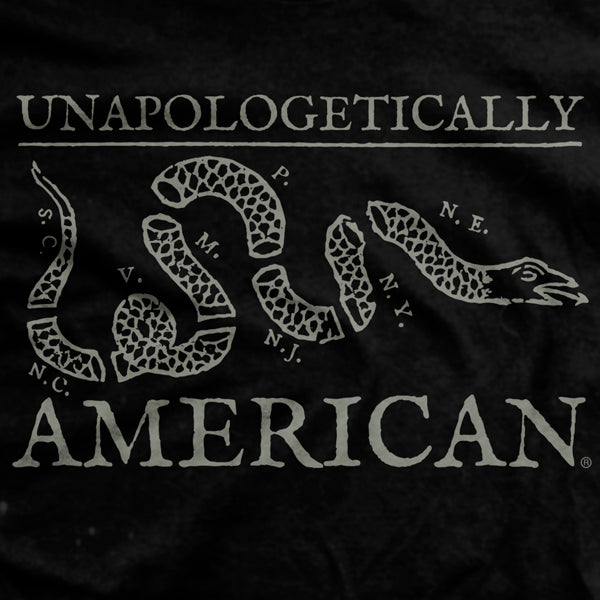 Unapologetically American Join or Die Snake T-Shirt Style001