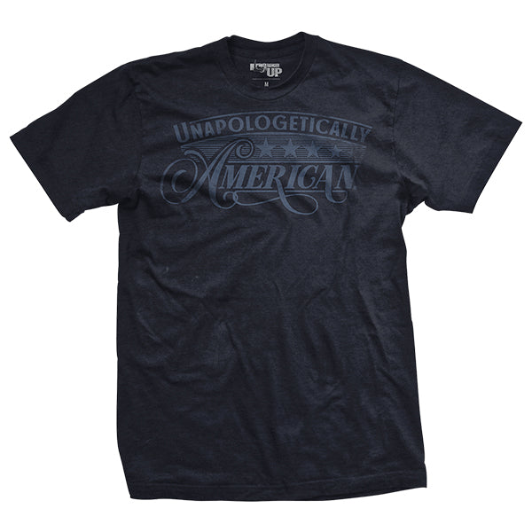 Unapologetically American Blue Washed Out T-Shirt Style001