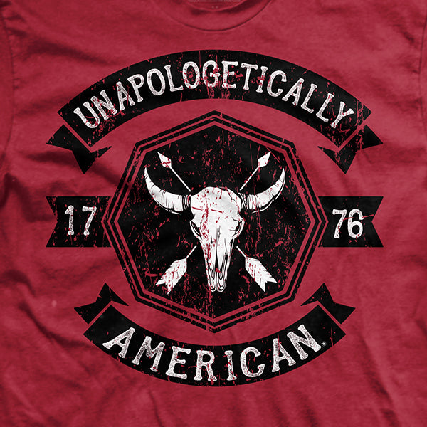 Unapologetically American Bison T-Shirt Style001