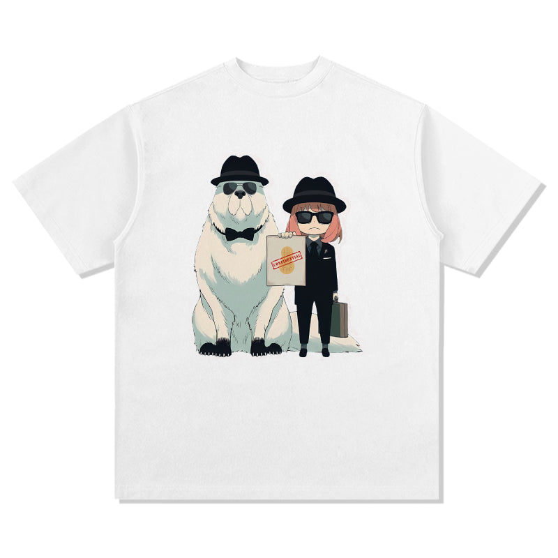 Anya Forger and Bond Forger Spy x Family "Anime" TEE