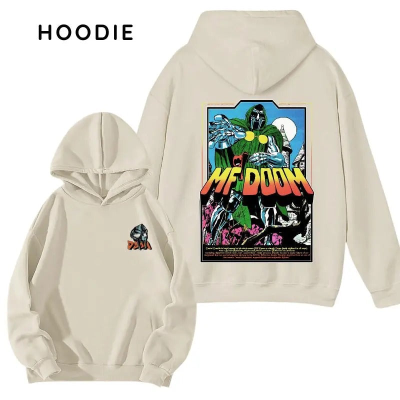 MF Doomm 2 Sided Graphic Hoodie/Sweatshirt/T-Shirt, For Men/Women - Unisex Style, 100% Cotton, Pullover unisex hoodie