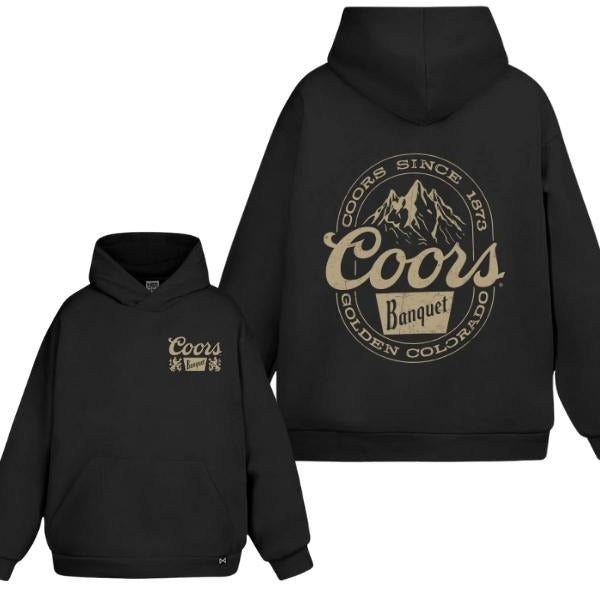 C00r Banquet Classic And Rugged Design 2 Sides Hoodie/Sweatshirt(No Hood)/T-Shirt, For Men/Women - Unisex Style, 100% Cotton, Pullover unisex hoodie