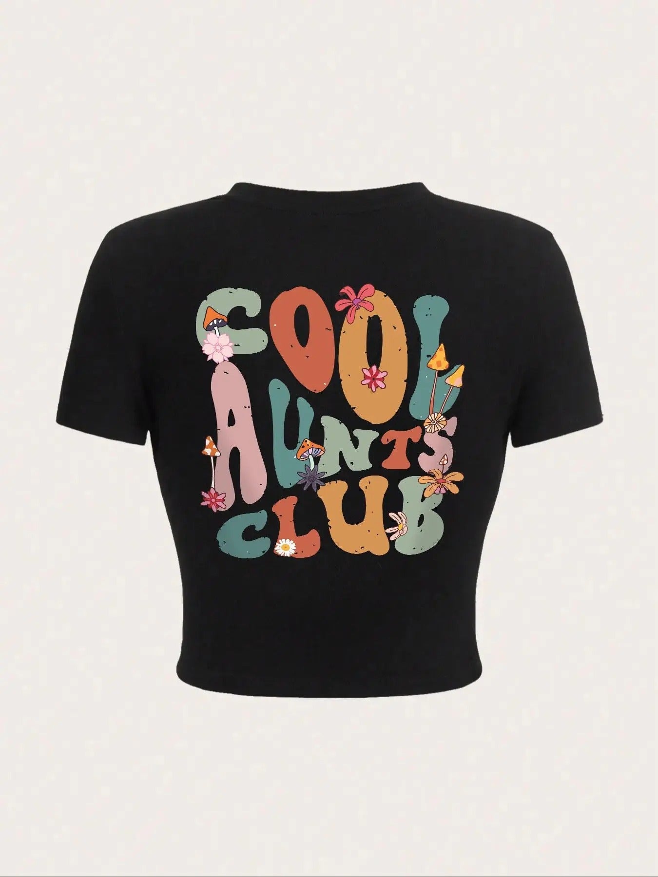 Women's Letter Print Round Neck Essnce Graphic Tee, Vintage Trendy Casual Short Sleeve T-shirt for Daily Wear, Ladies Summer Outfit