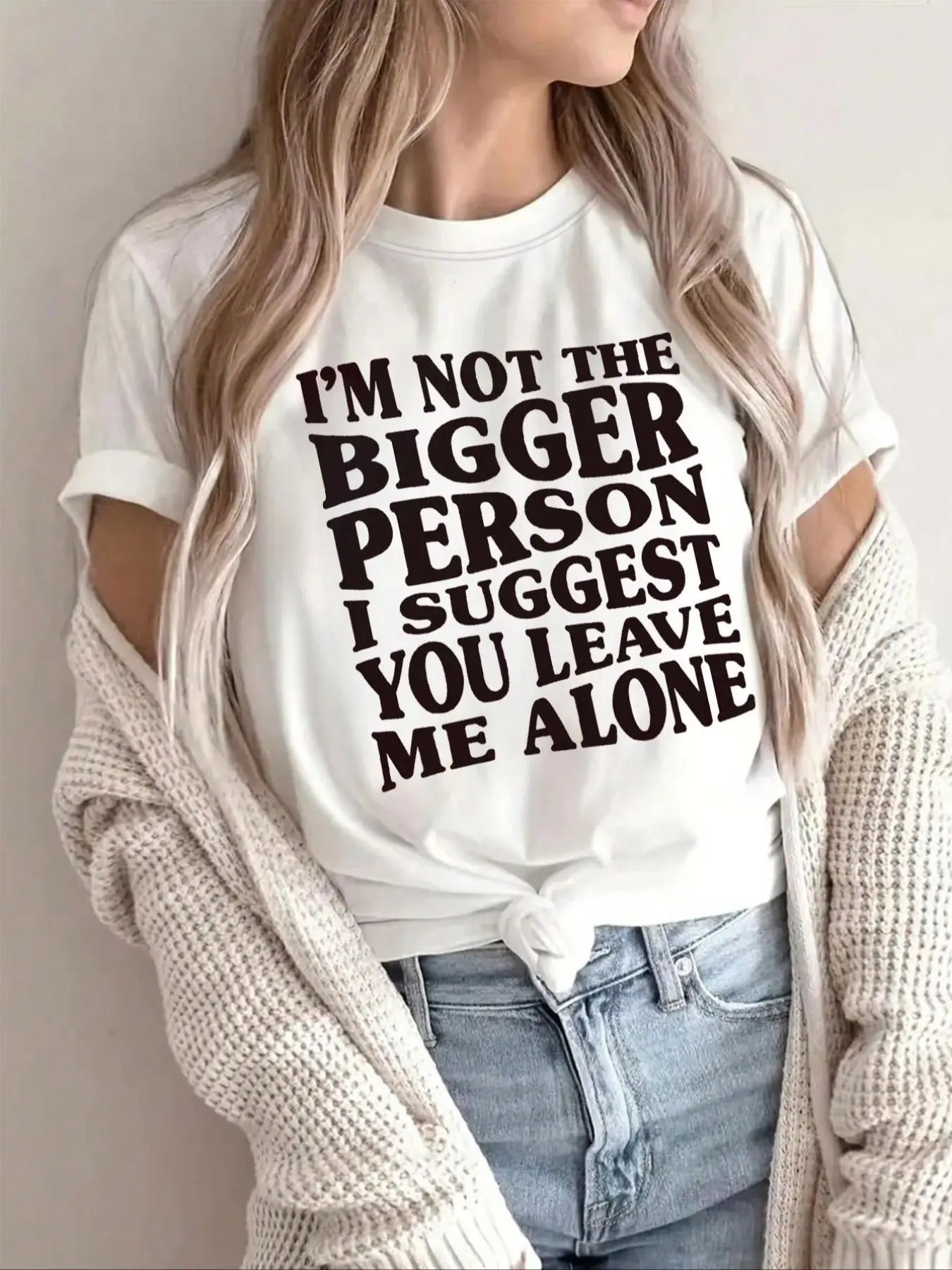 Women's Letter Print Round Neck Graphic Tee, Vintage Trendy Casual Short Sleeve T-shirt For Daily Wear, Ladies Summer Outfit