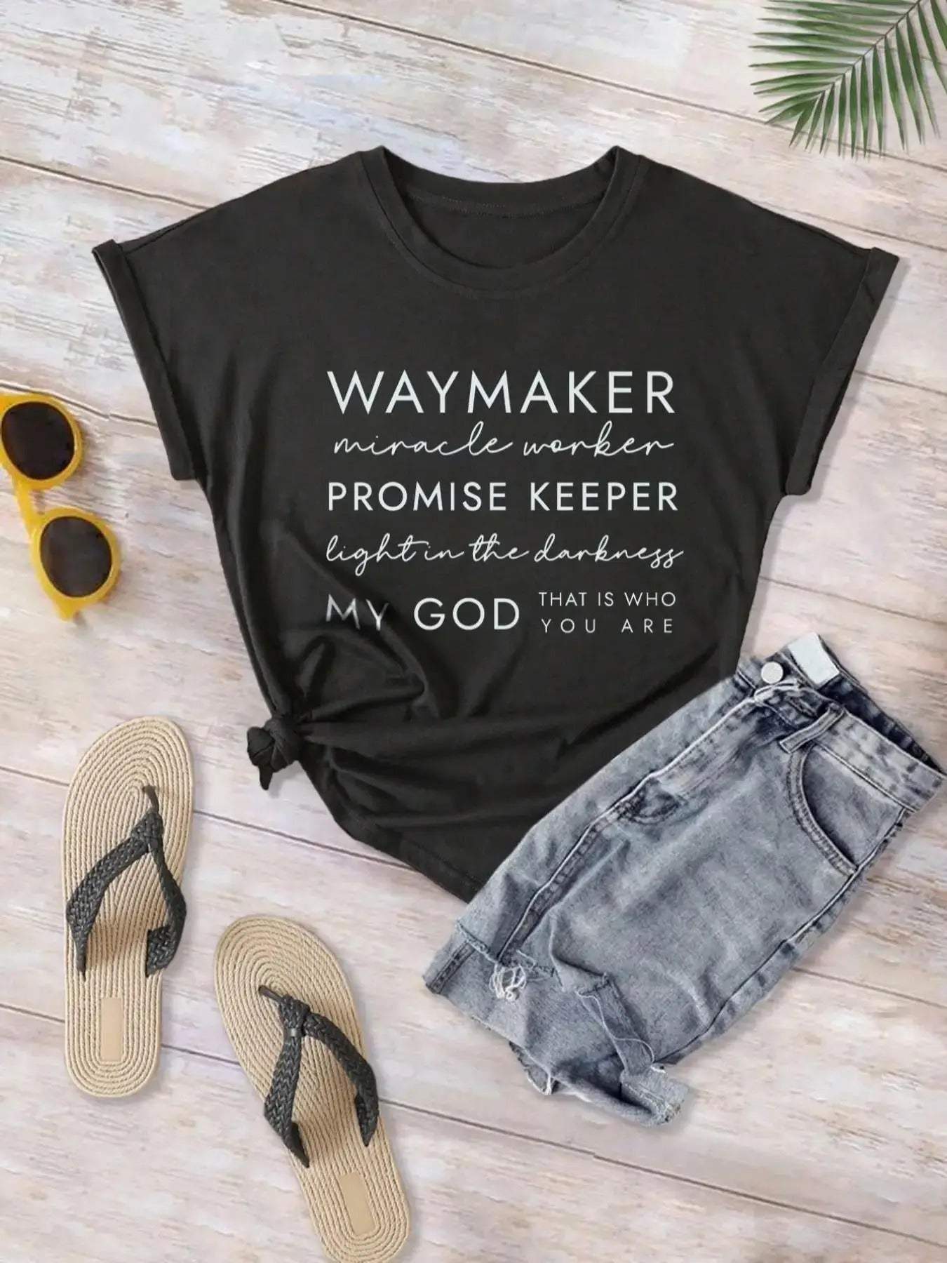 Women's Letter Print Vintage Graphic Tee, Casual Short Sleeve Crew Neck T-Shirt for Summer, Ladies Clothes for Daily Wear